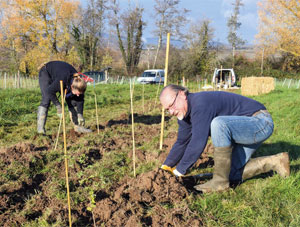 Plantation de haies - Photo du groupe