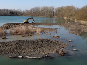 Les travaux d'aménagement ont démarré en janvier 2011, pour une durée de 3 mois - Photo Cathy Zell